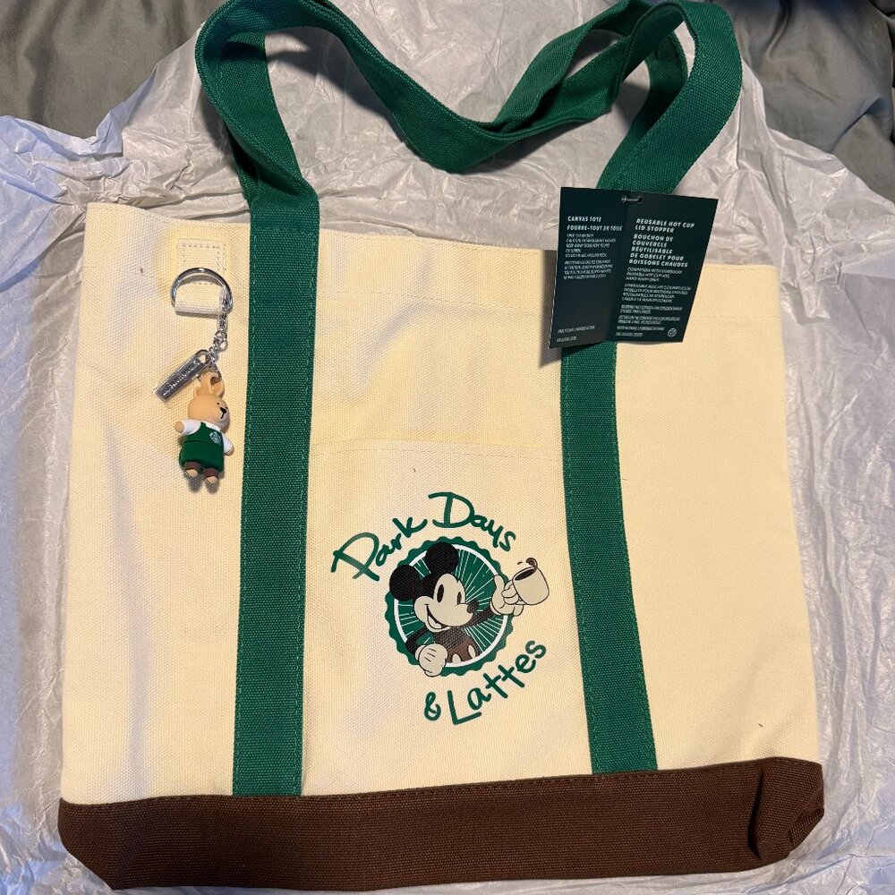 Starbucks Disney Park Days & Lattes Tote Bag